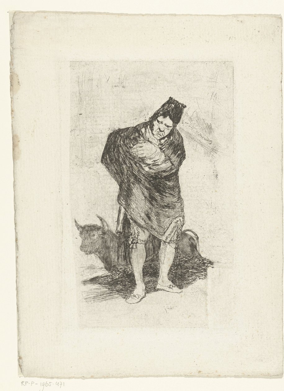 Viejo torero
El embozado de Francisco de Goya