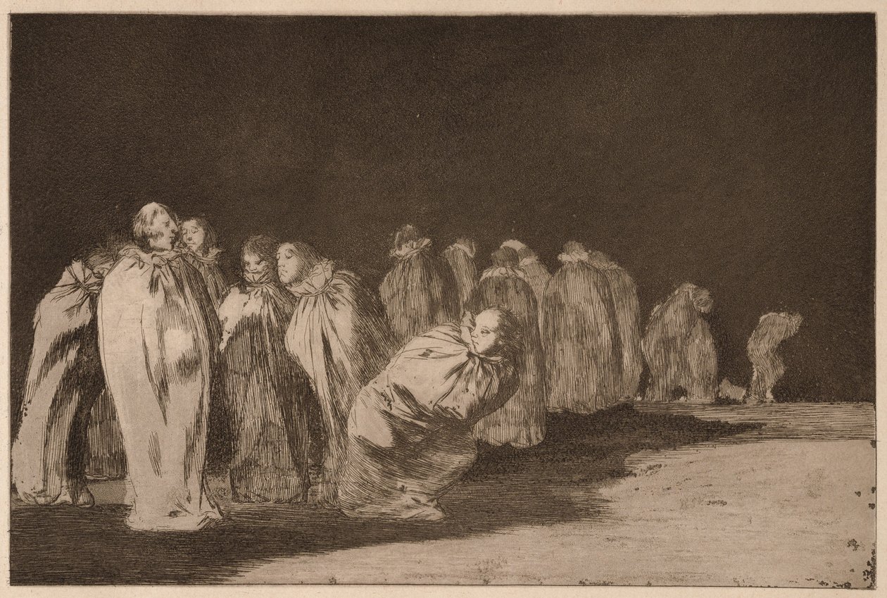 «La gente de Sacks (Los ensacados)», de la serie «Los Disparates» de Francisco de Goya