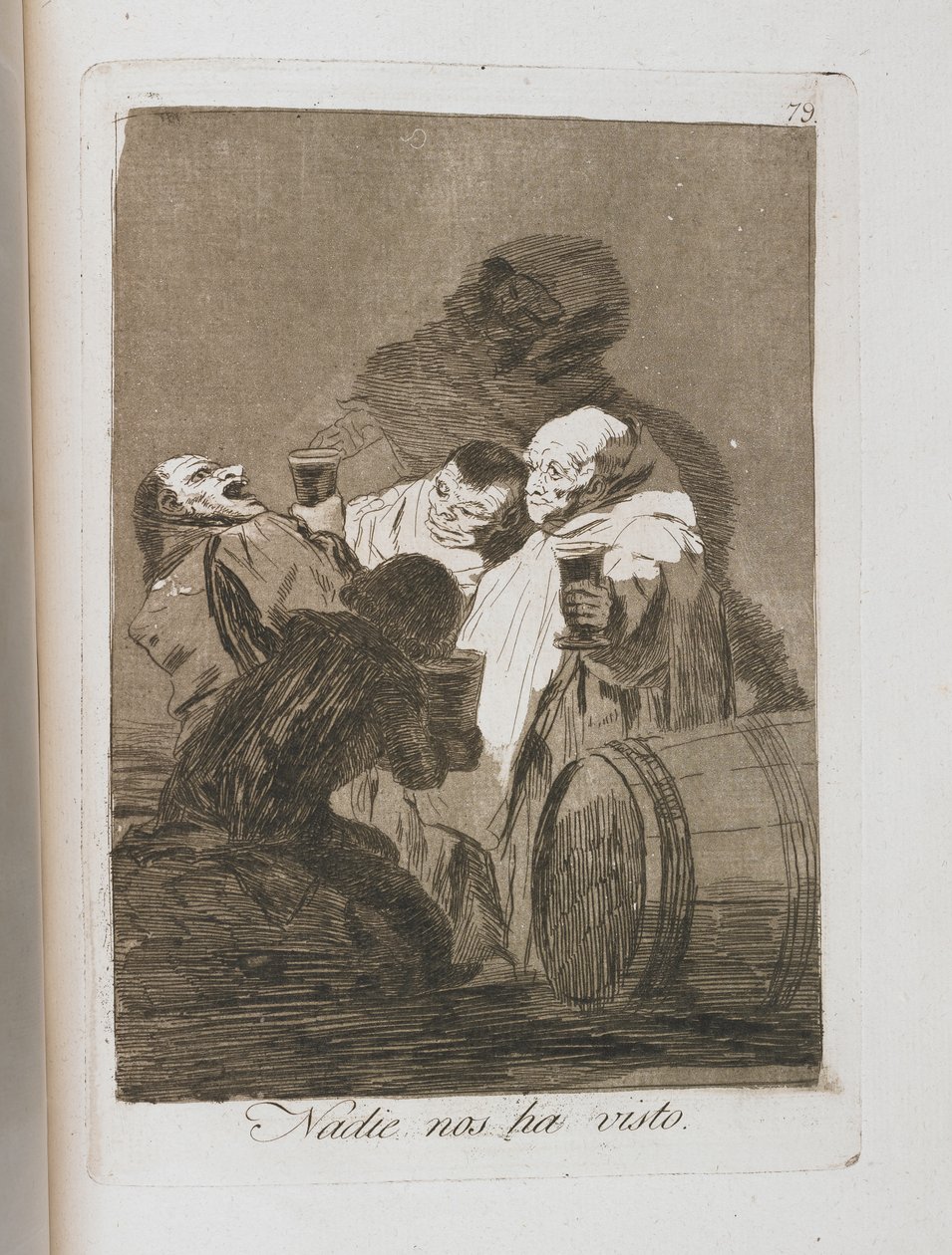 Placa de Los Caprichos, 1797-1798 de Francisco de Goya