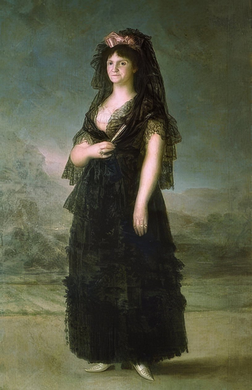 Retrato de María Lusia con mantilla de Francisco de Goya