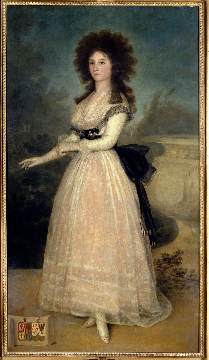 Retrato de cuerpo entero de Doña Tadea Arias de Enriquez de Francisco de Goya