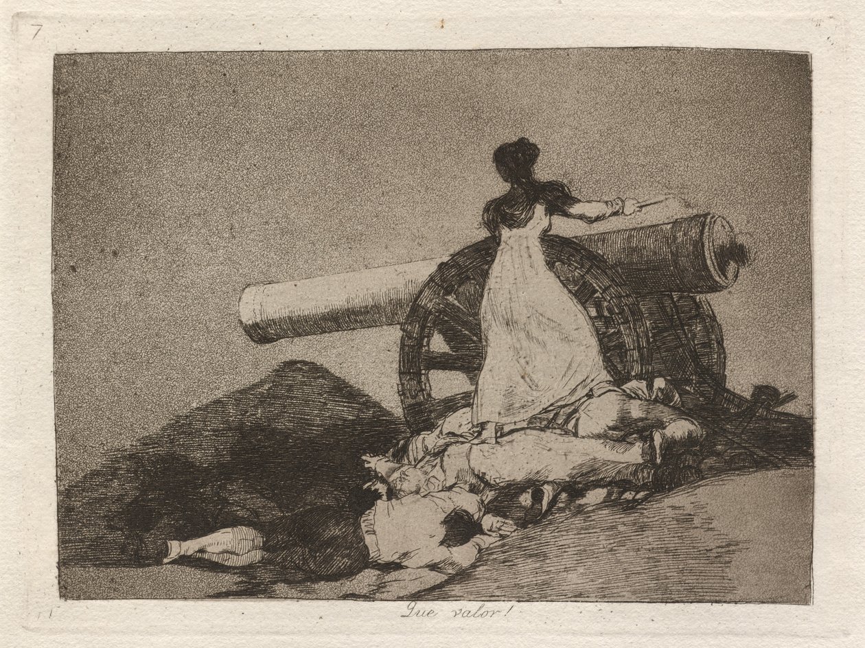 ¡Qué valor! de Francisco de Goya
