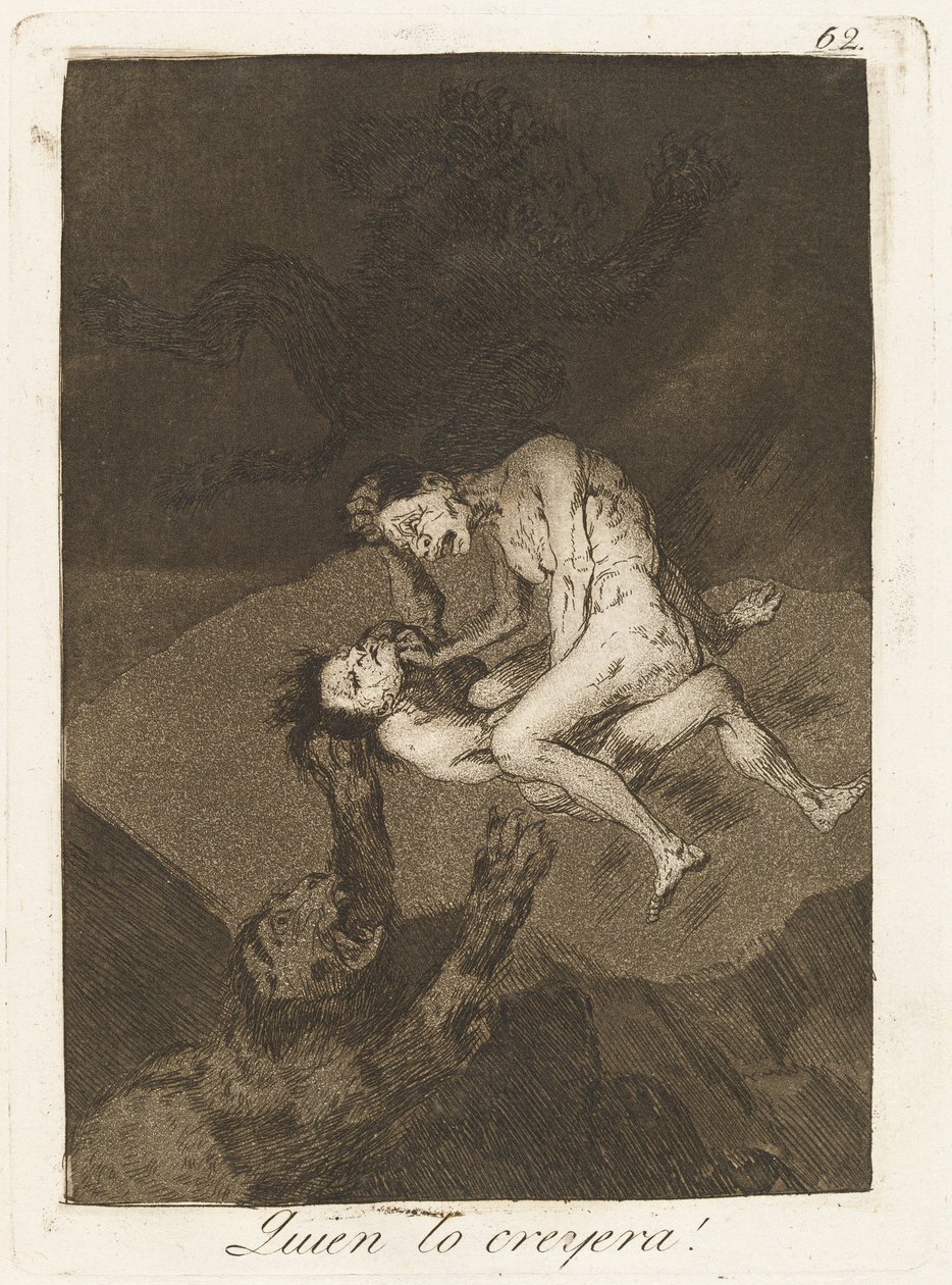 ¡Quién lo creyera! de Francisco de Goya