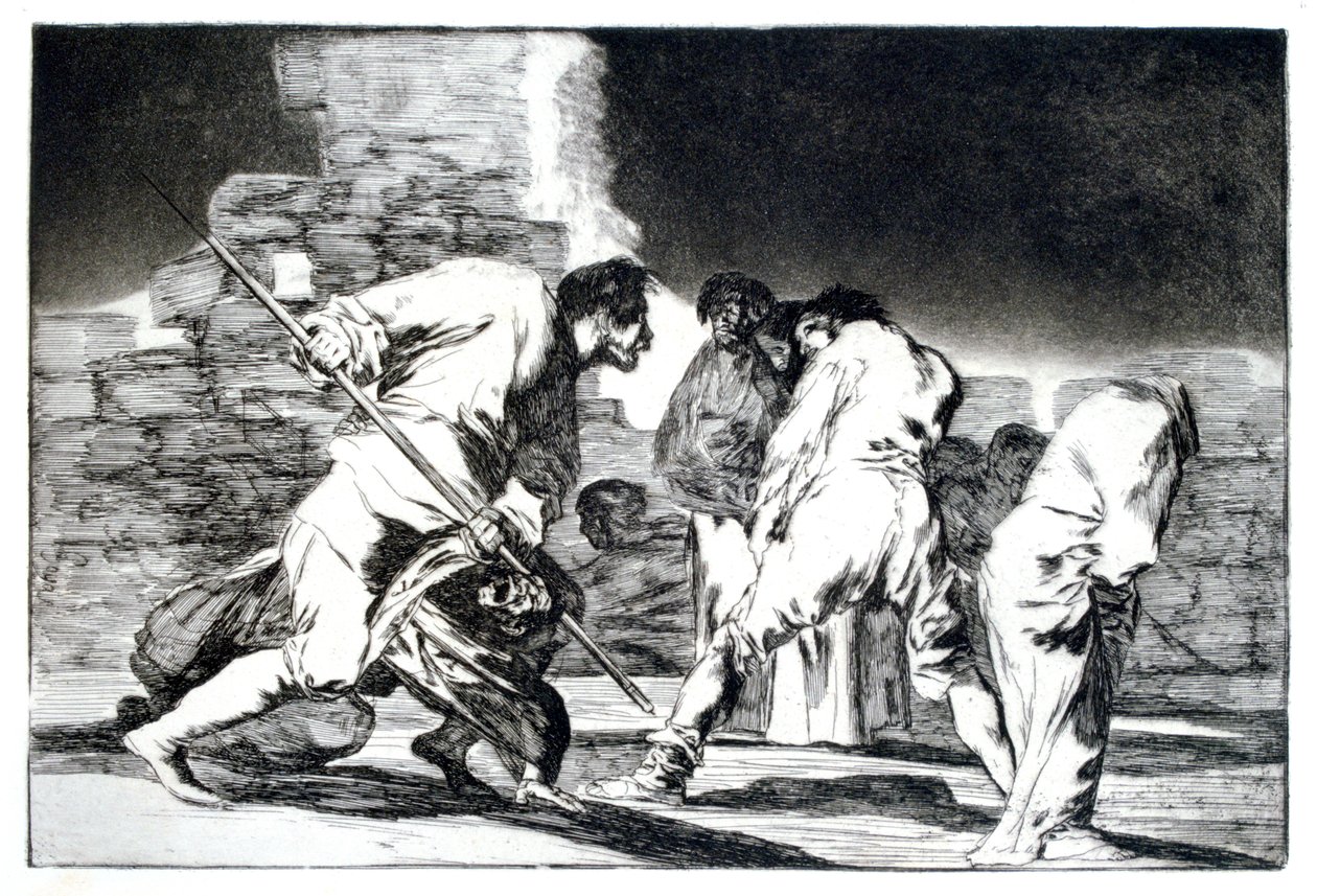 Enigma de la Furia, 1819-1823 de Francisco de Goya