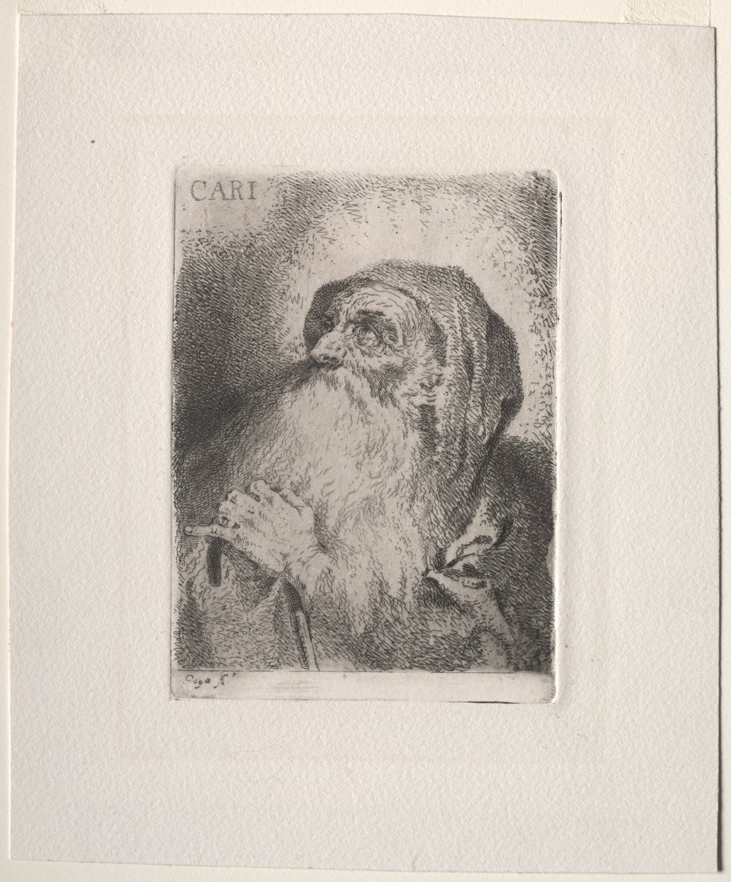 San Francisco de Paula (Caritas) de Francisco de Goya
