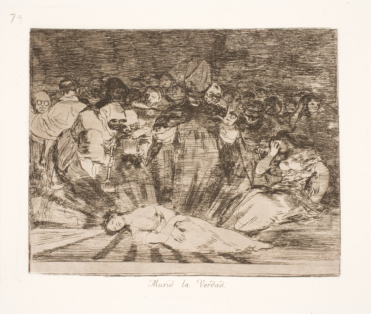 La verdad está muerta (79) de Francisco de Goya