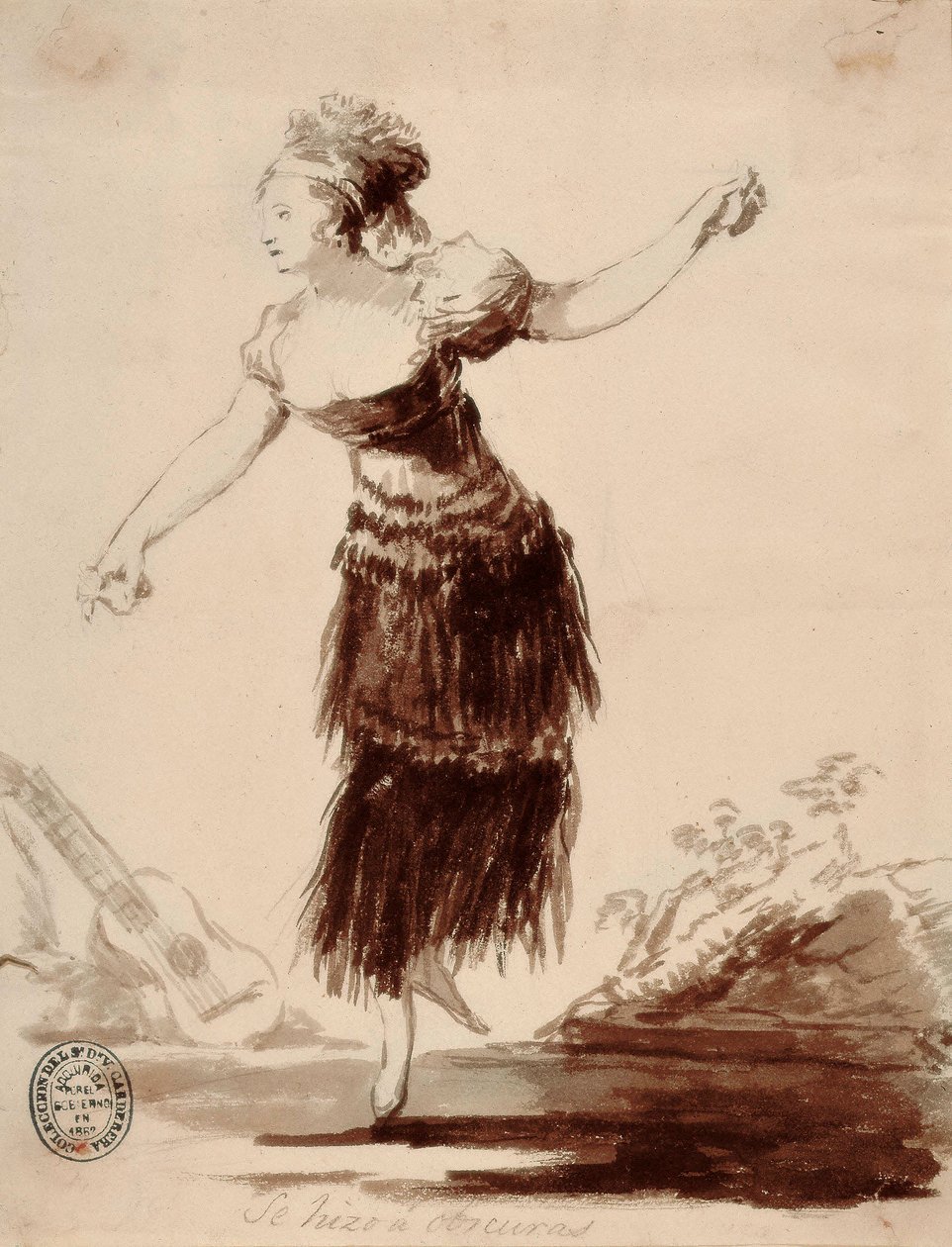 Se hizo a oscuras de Francisco de Goya