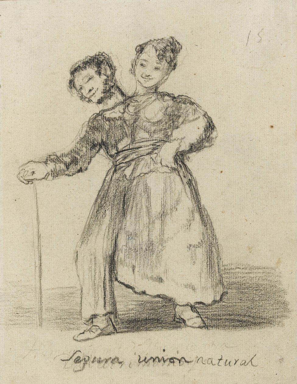 Segura Unión Natural, 1819-28 de Francisco de Goya