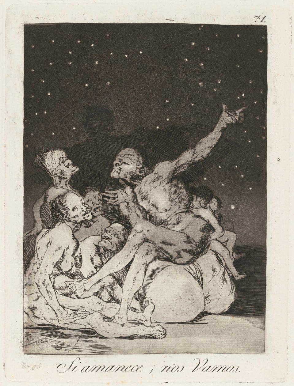 Si amanece, nos vamos de Francisco de Goya