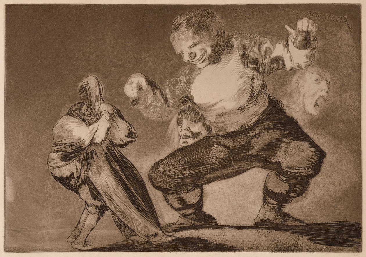 Simpleton (Bobalicón), from the series Los Disparates de Francisco de Goya