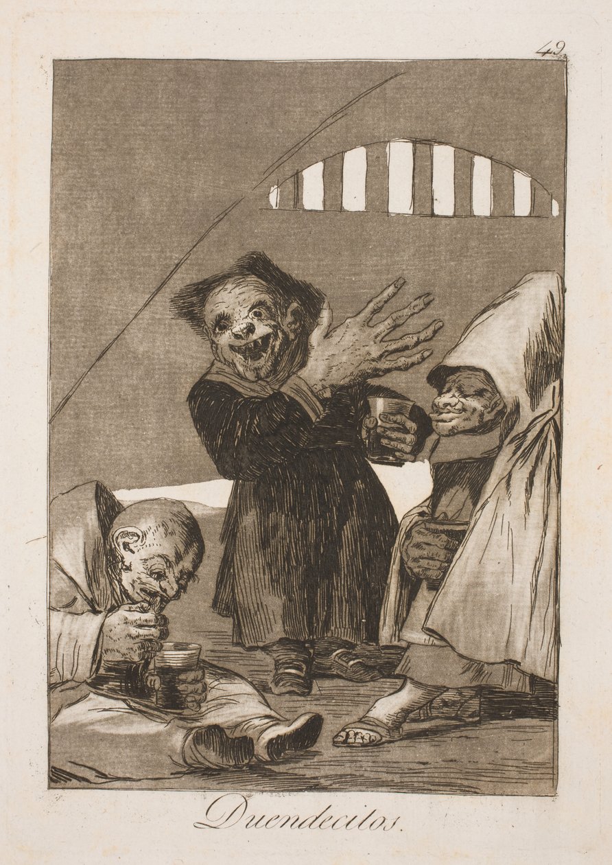 Pequeños trolls de Francisco de Goya