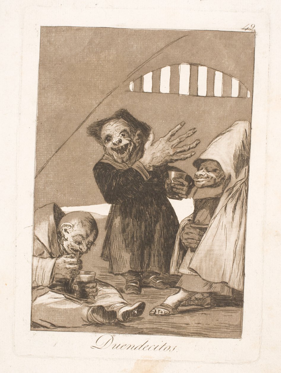 Pequeños trolls de Francisco de Goya