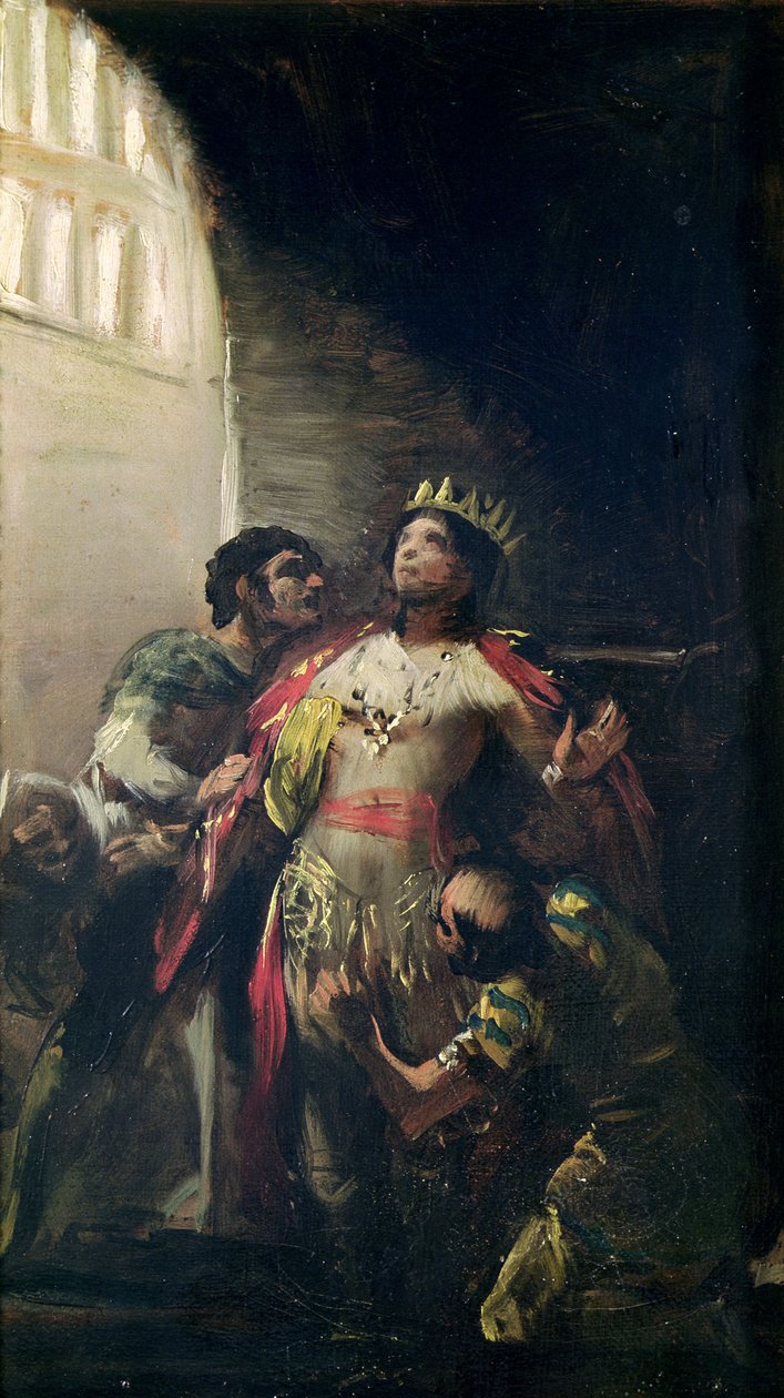 San Hermenegildo (d.585) en Prisión, c.1799 de Francisco de Goya