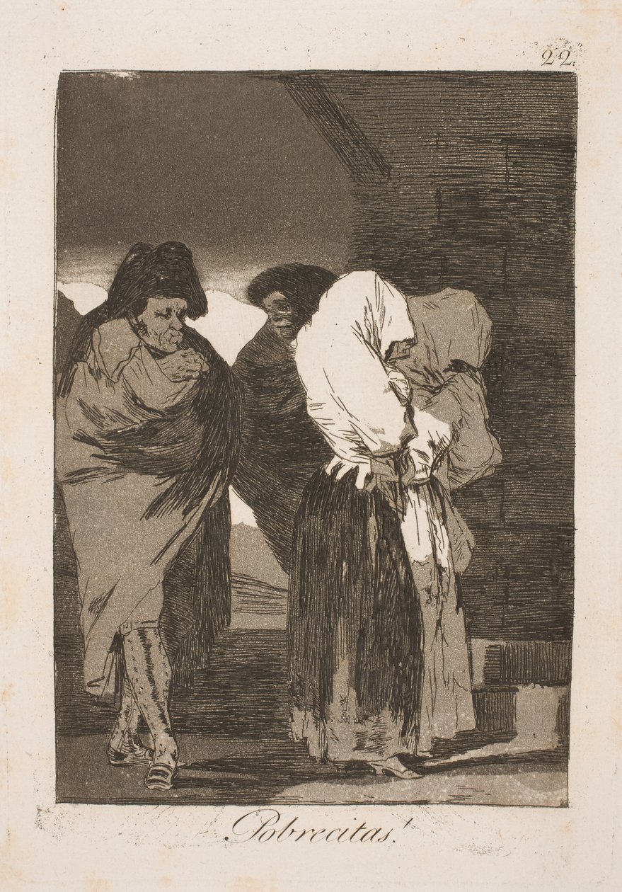 Pobres chicas de Francisco de Goya