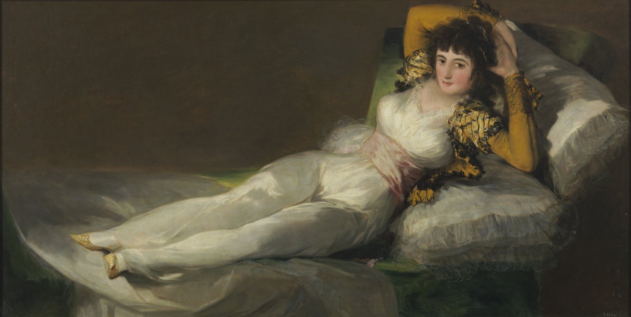 La maja vestida, c. 1800 de Francisco de Goya