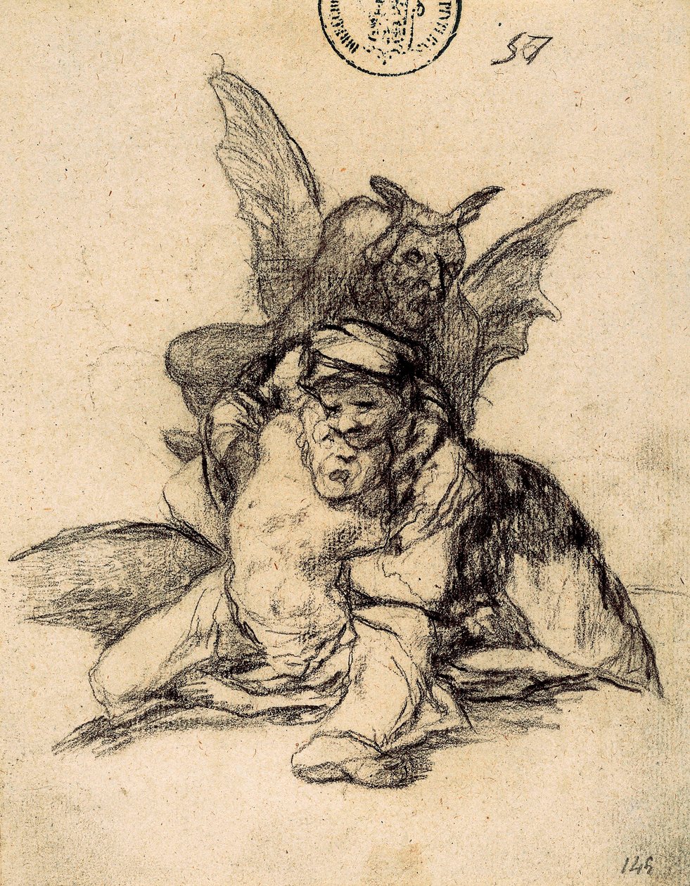 El Diablo los reúne de Francisco de Goya