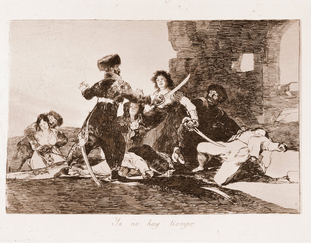 Los desastres de la guerra: Ya es demasiado tarde de Francisco de Goya