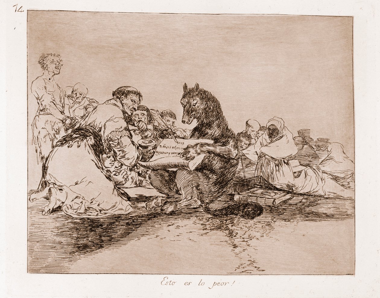 Los desastres de la guerra: Esto es lo peor de Francisco de Goya