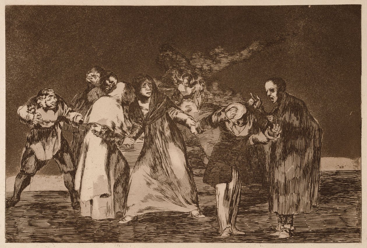 The Exhortations (Las exhortaciones), from the series Los Disparates de Francisco de Goya