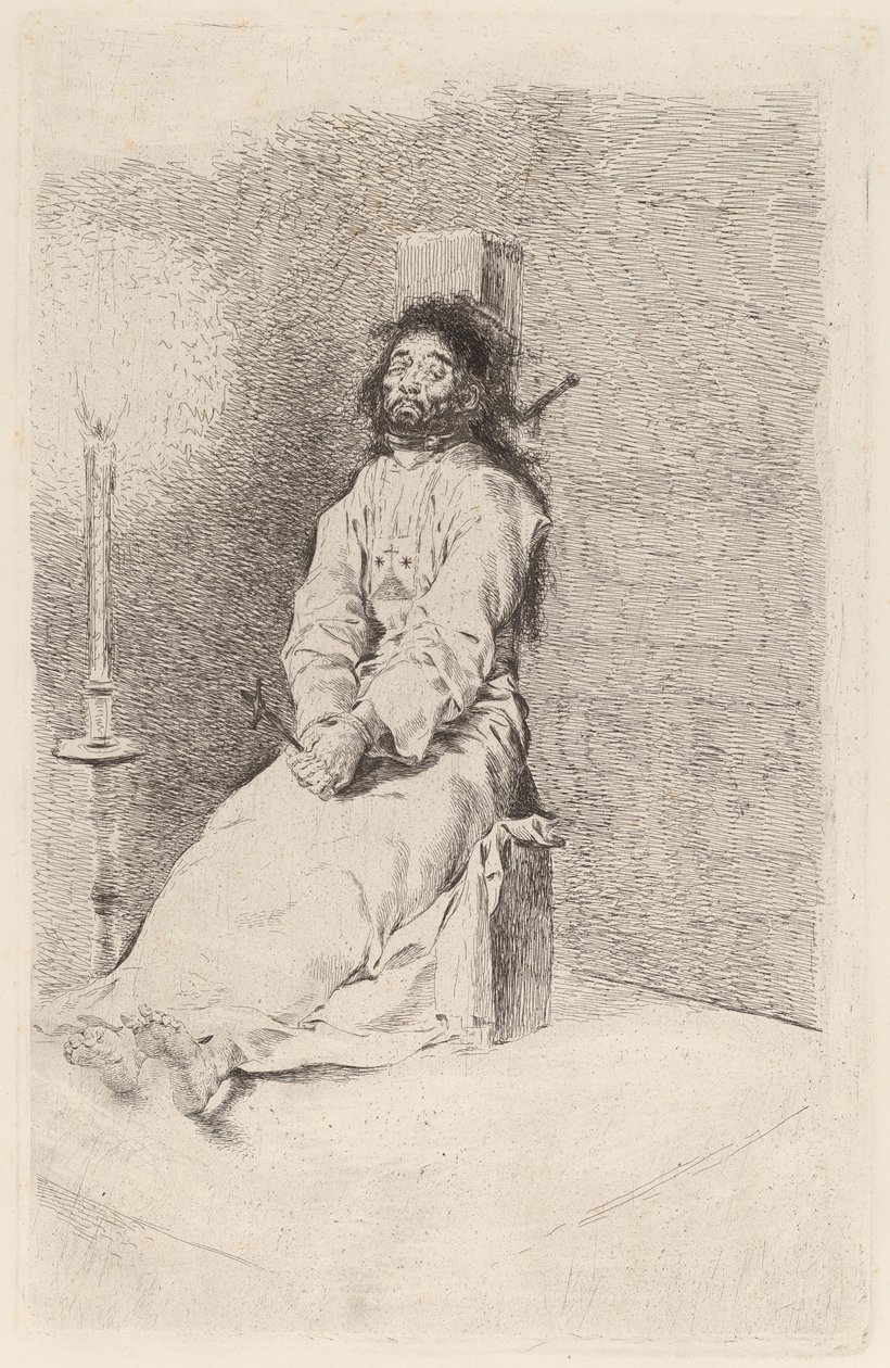 El Hombre Garroteado de Francisco de Goya