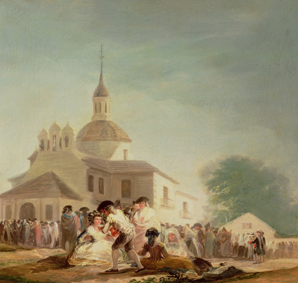 La ermita de San Isidro, Madrid, 1788 de Francisco de Goya