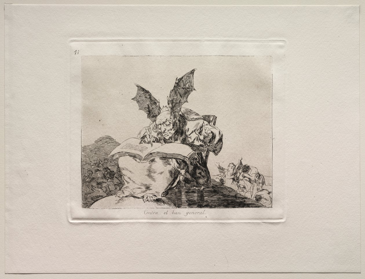Los horrores de la guerra: Contra el bien común de Francisco de Goya