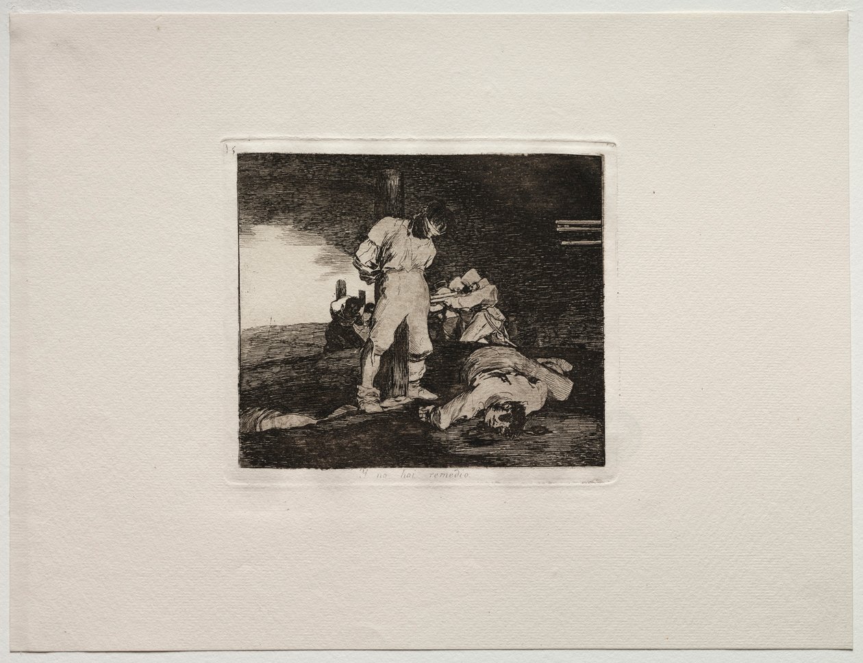 Los horrores de la guerra: Y no hay ayuda para ello de Francisco de Goya