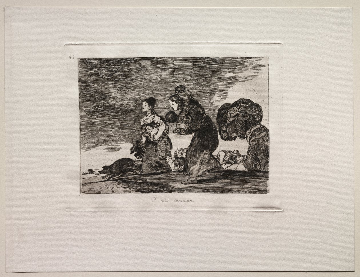 Los horrores de la guerra: Y esto también de Francisco de Goya