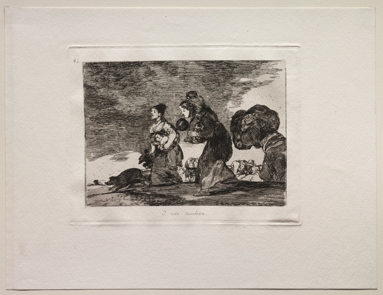 Los horrores de la guerra: Y esto también de Francisco de Goya