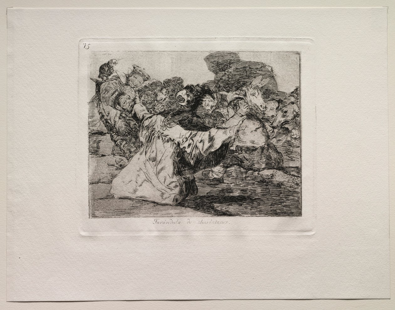 Los horrores de la guerra: Charlatanes muestran de Francisco de Goya