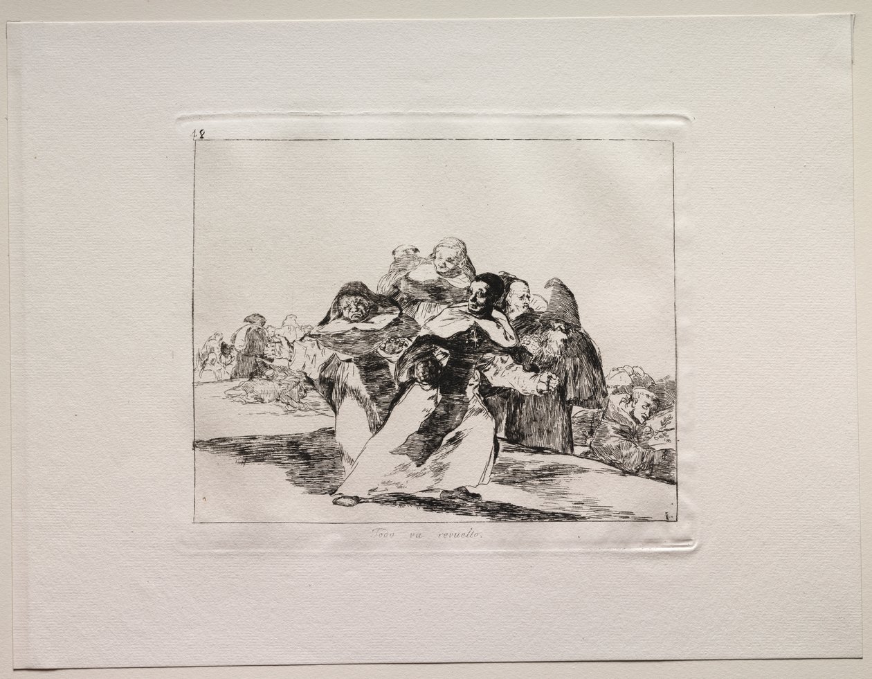 Los horrores de la guerra: Todo está patas arriba de Francisco de Goya