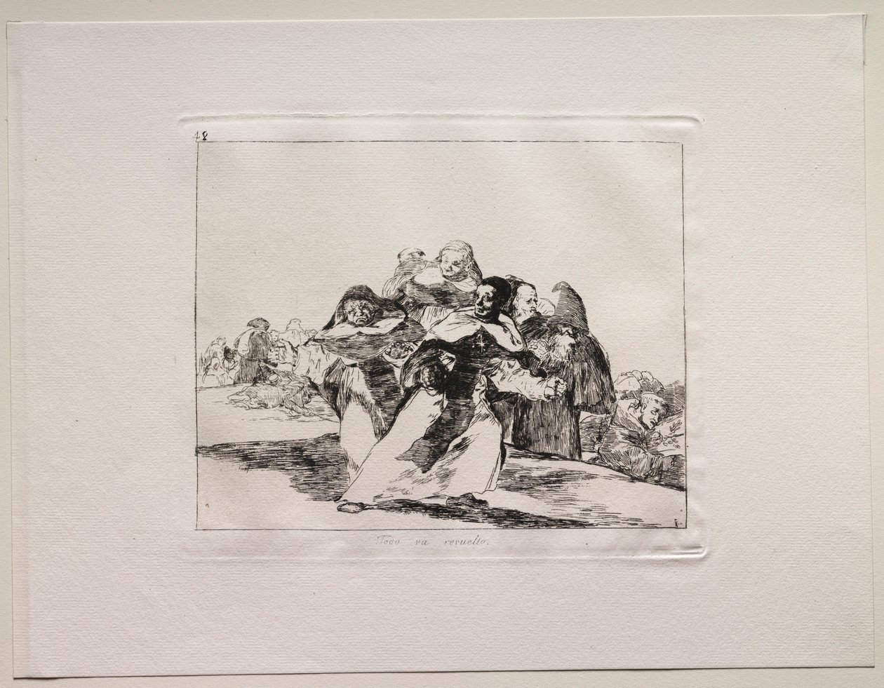 Los Horrores de la Guerra: Todo está Patas Arriba de Francisco de Goya