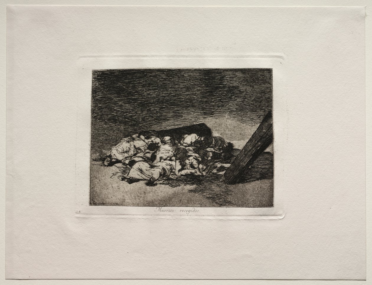 Los horrores de la guerra: Cosecha de los muertos de Francisco de Goya