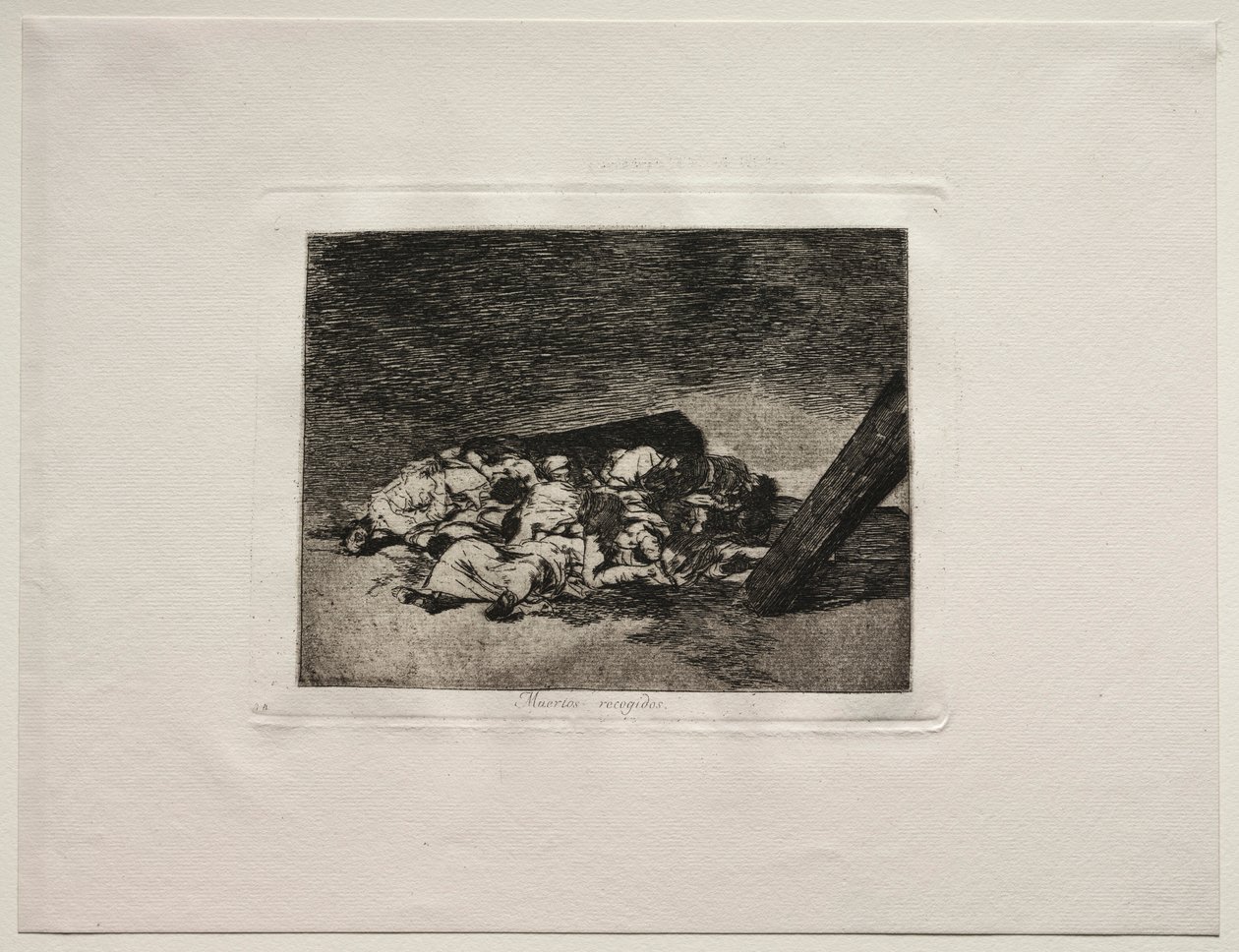 Los Horrores de la Guerra: Cosecha de los Muertos de Francisco de Goya
