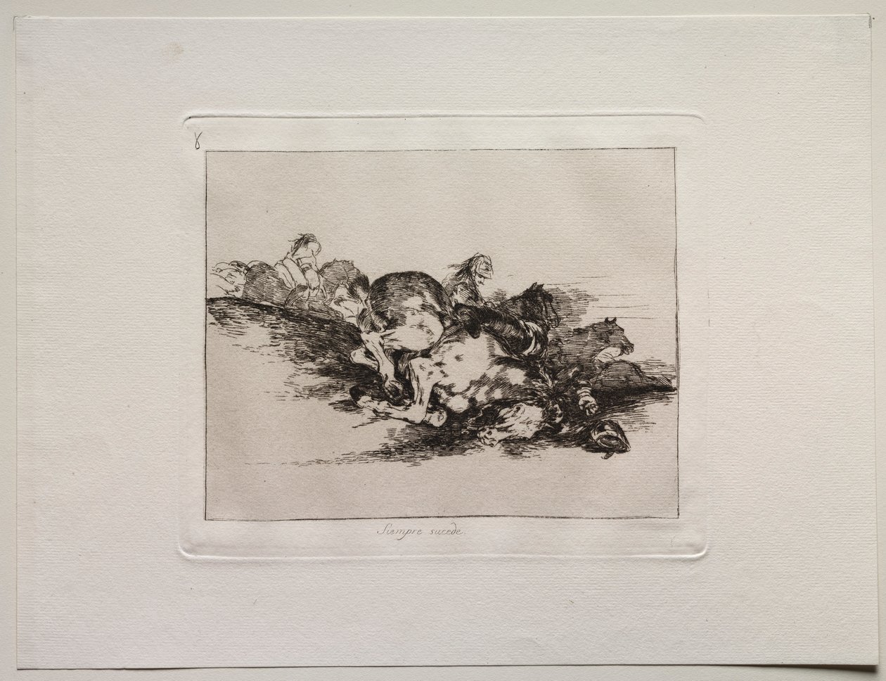 Los horrores de la guerra: Siempre sucede de Francisco de Goya