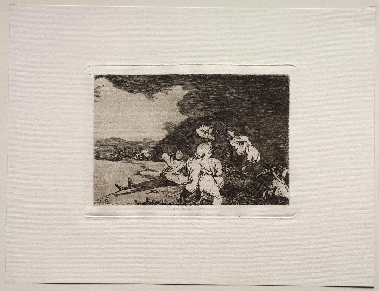 Los horrores de la guerra: Te lo mereces de Francisco de Goya