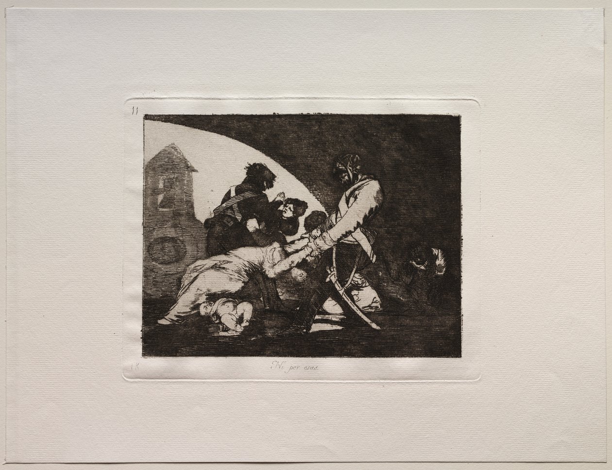 Los Horrores de la Guerra: Tampoco Estos de Francisco de Goya