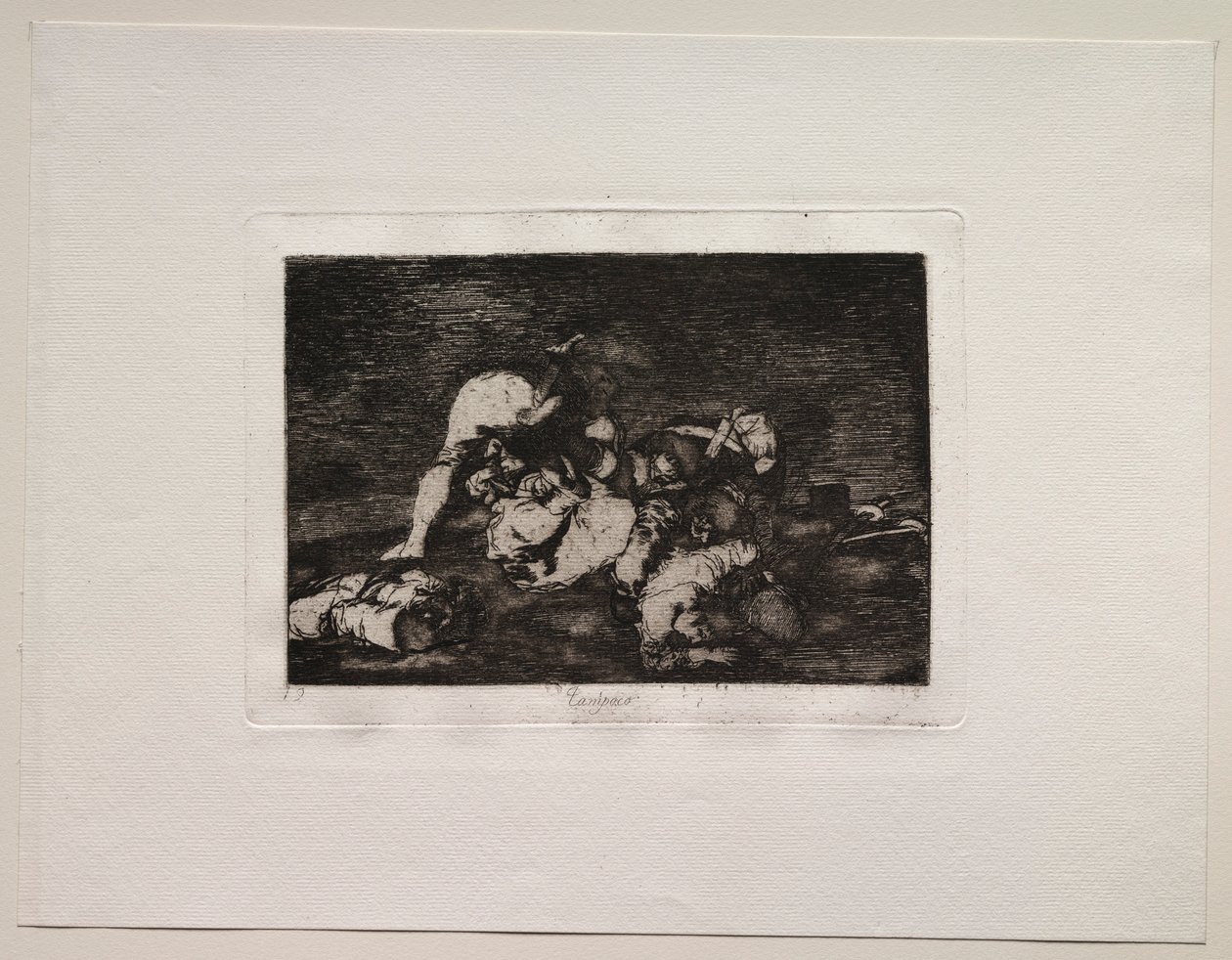 Los horrores de la guerra: Ni estos tampoco de Francisco de Goya