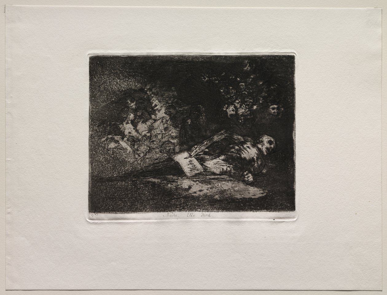 Los horrores de la guerra: Nada. El evento lo dirá de Francisco de Goya