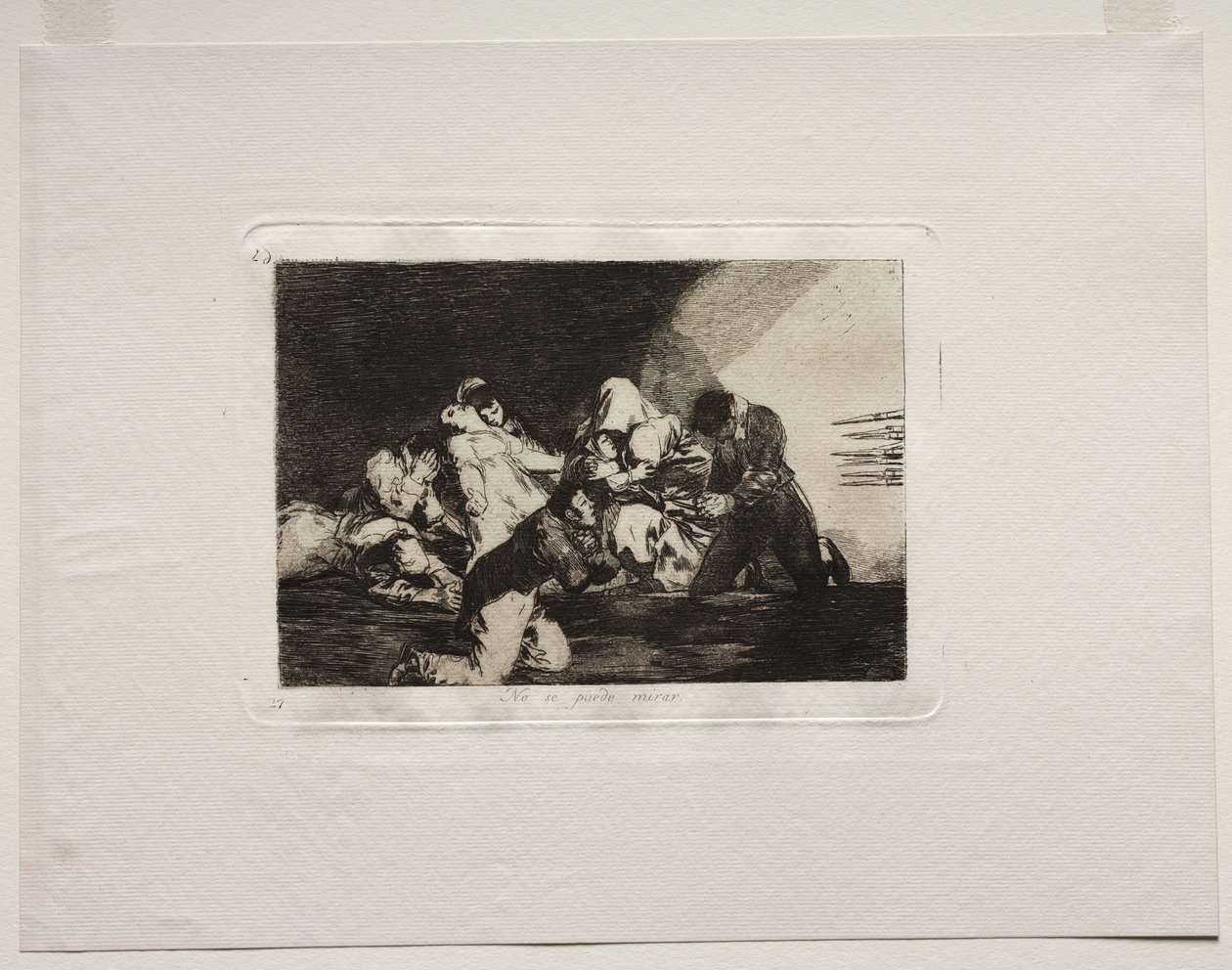 Los horrores de la guerra: No se puede mirar de Francisco de Goya