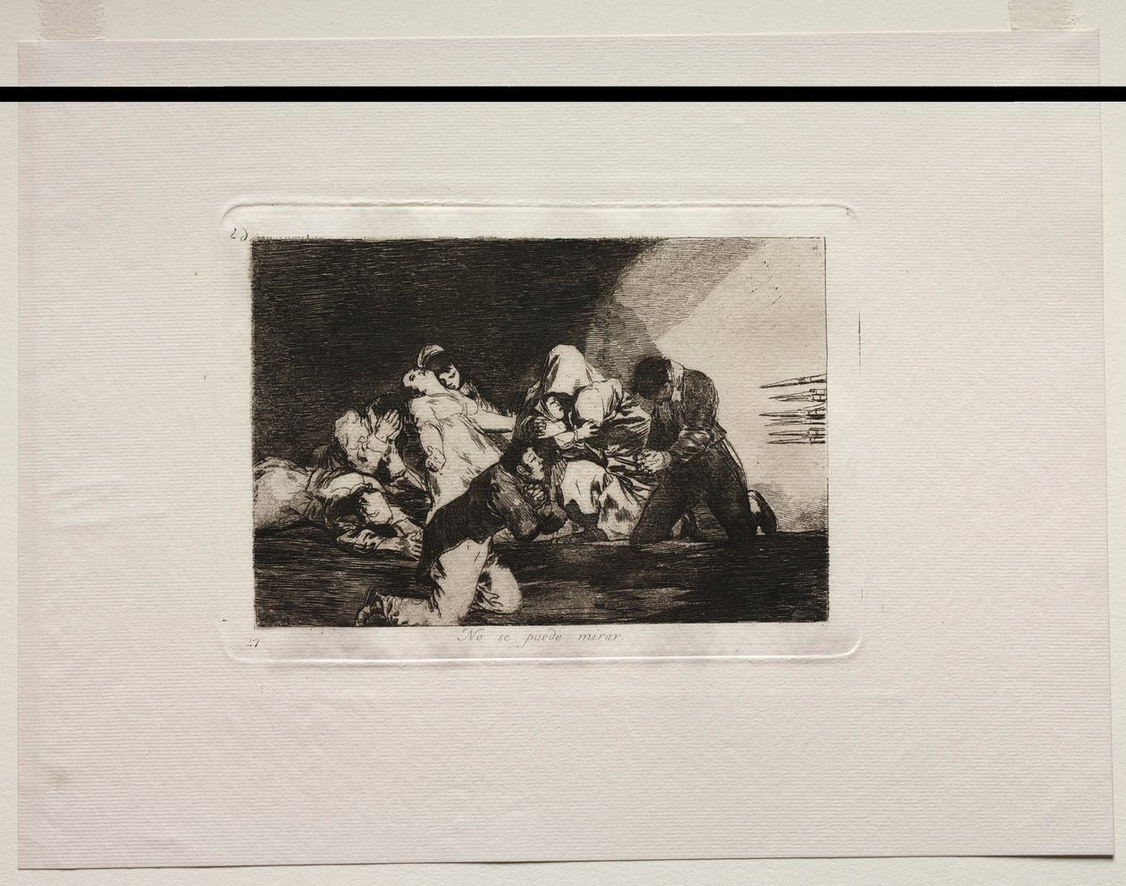Los Horrores de la Guerra: Uno No Puede Mirar de Francisco de Goya