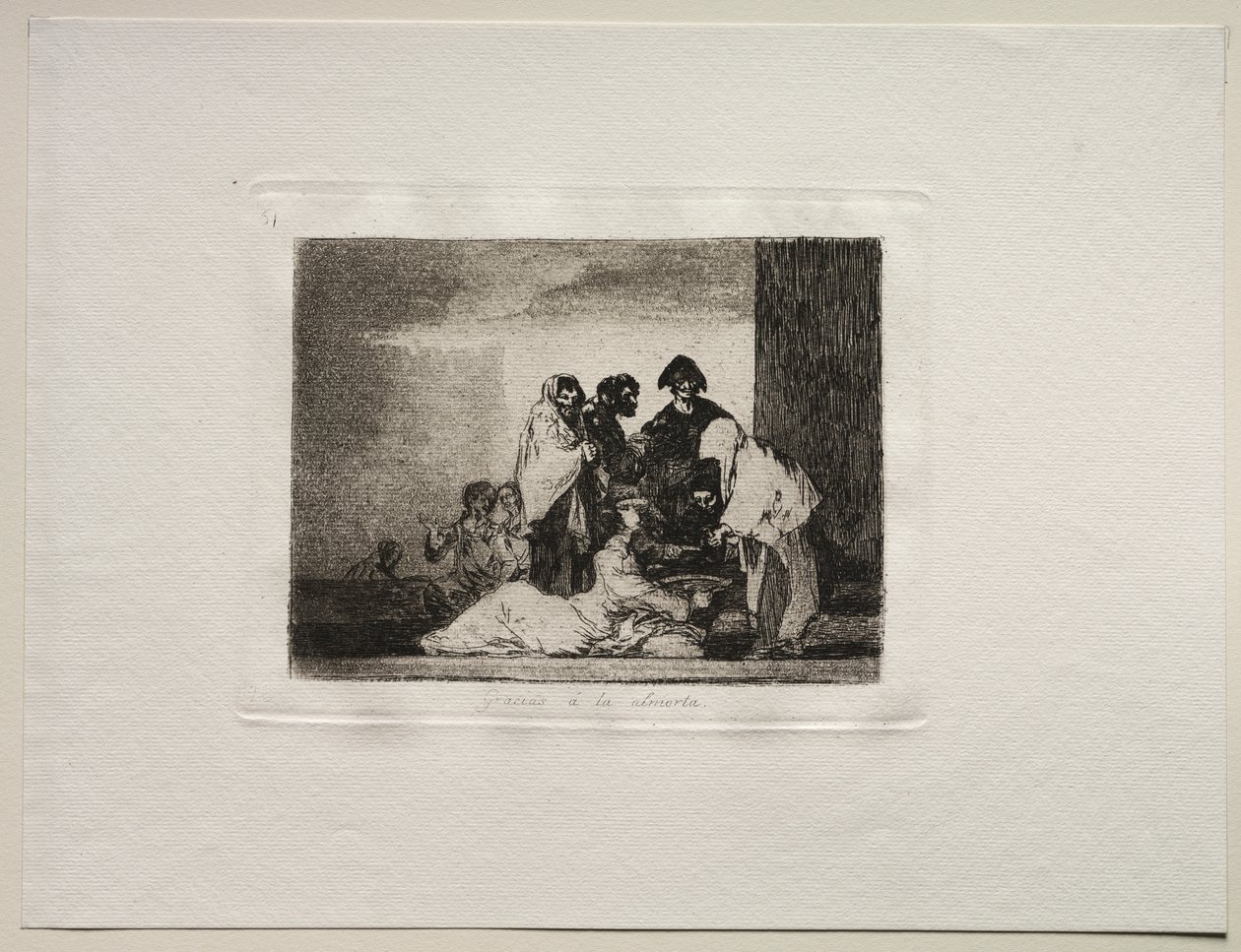 Los horrores de la guerra: Gracias al mijo de Francisco de Goya