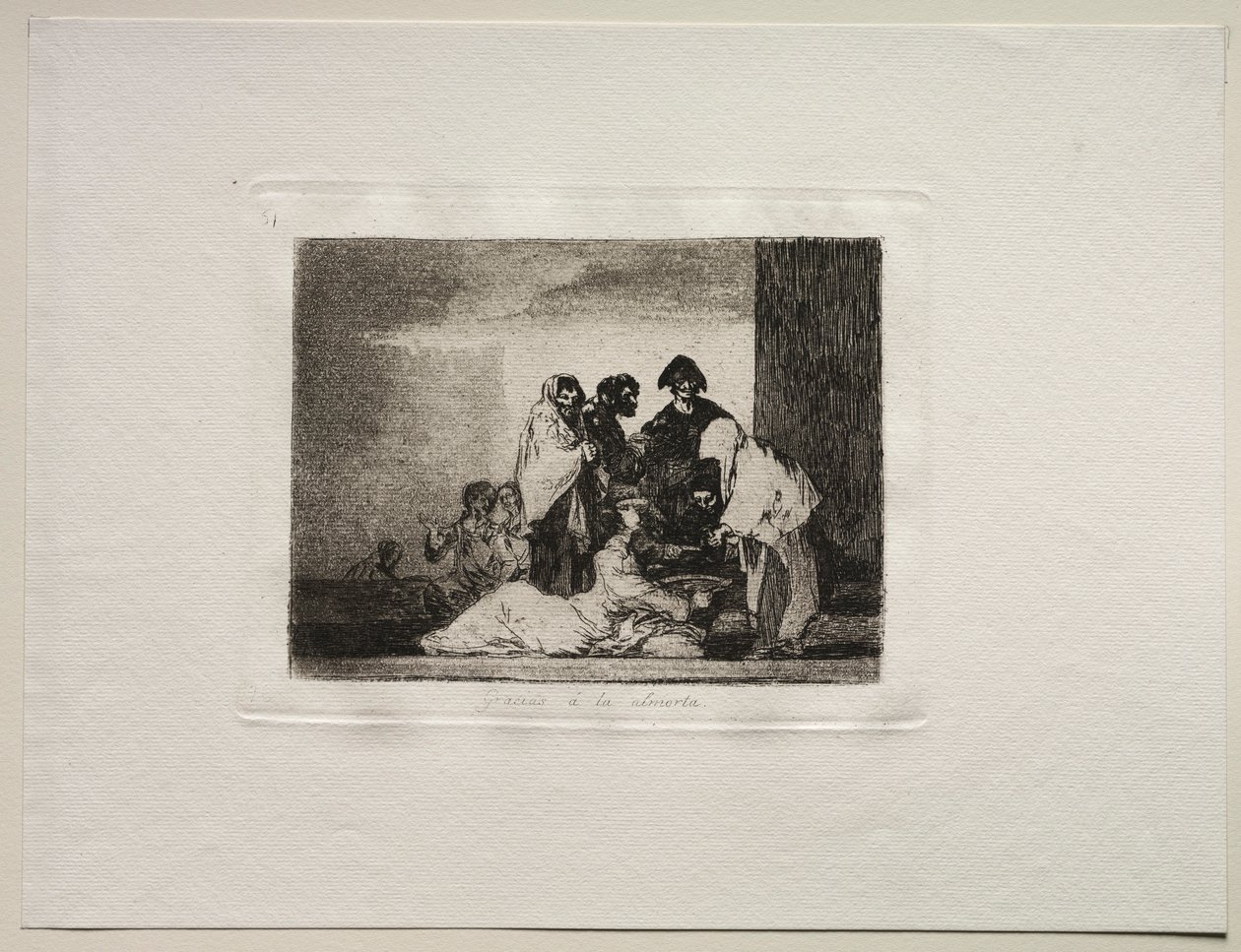 Los horrores de la guerra: Gracias al mijo de Francisco de Goya