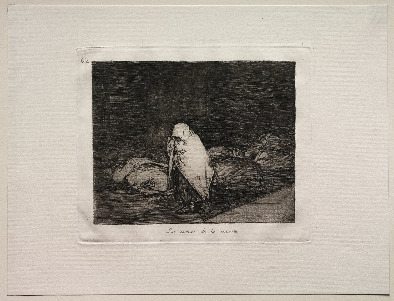 Los horrores de la guerra: Las camas de la muerte de Francisco de Goya