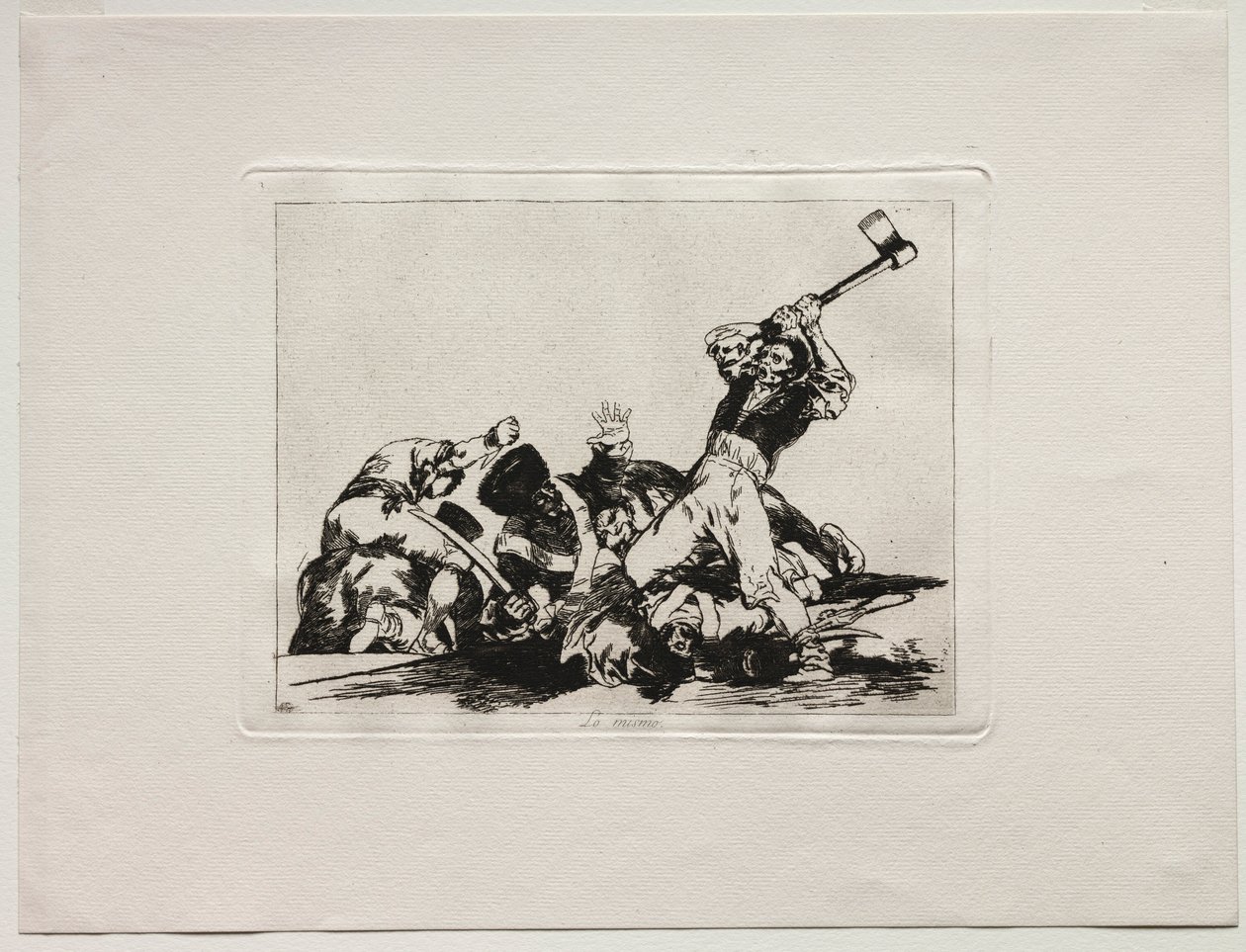 Los Horrores de la Guerra: Lo Mismo de Francisco de Goya