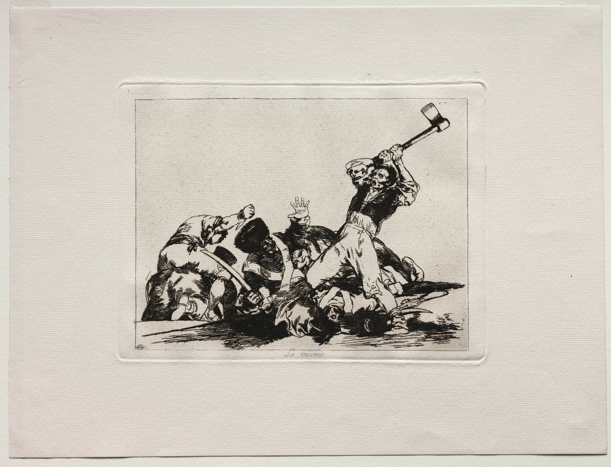 Los Horrores de la Guerra: Lo Mismo de Francisco de Goya