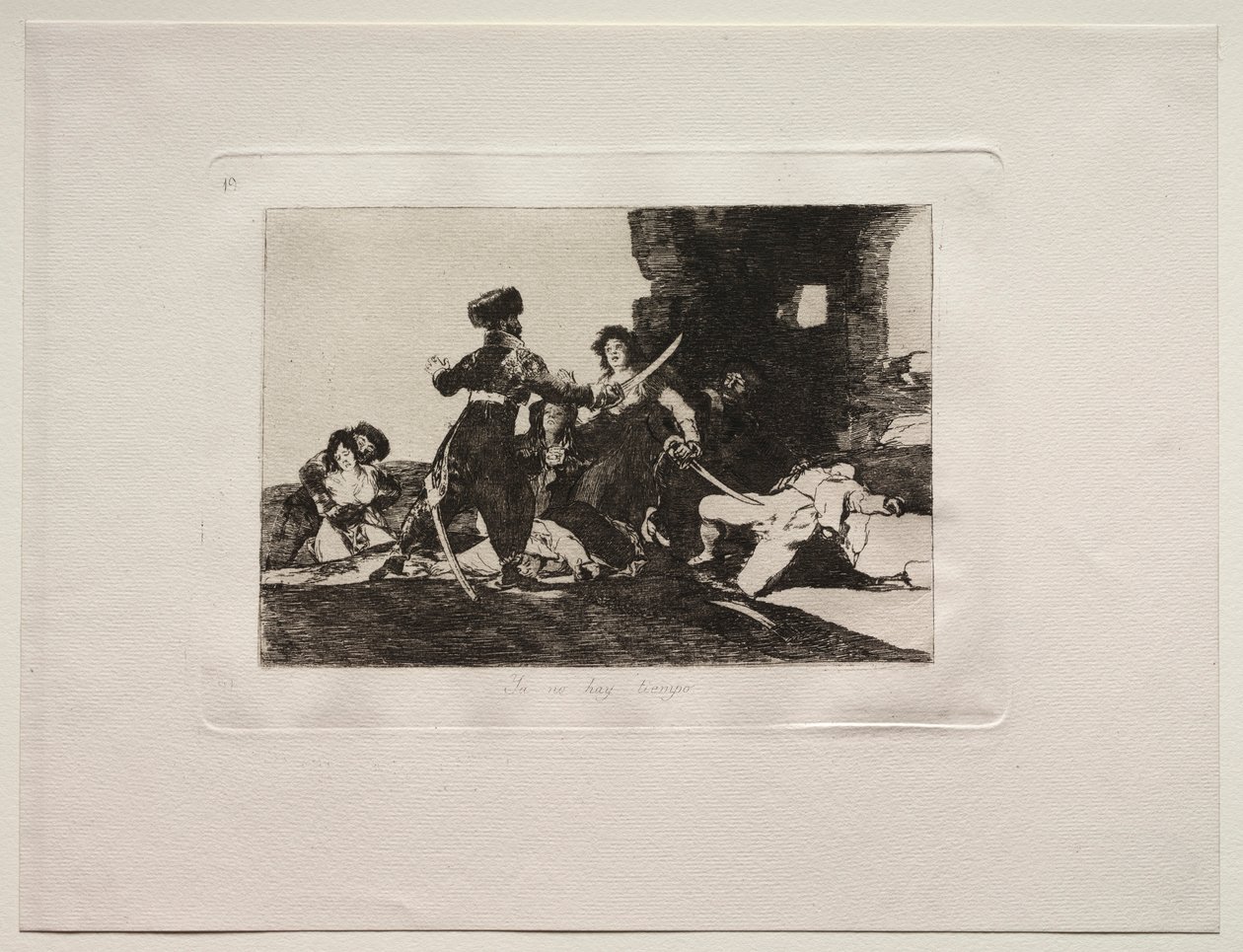 Los horrores de la guerra: No hay tiempo ahora de Francisco de Goya