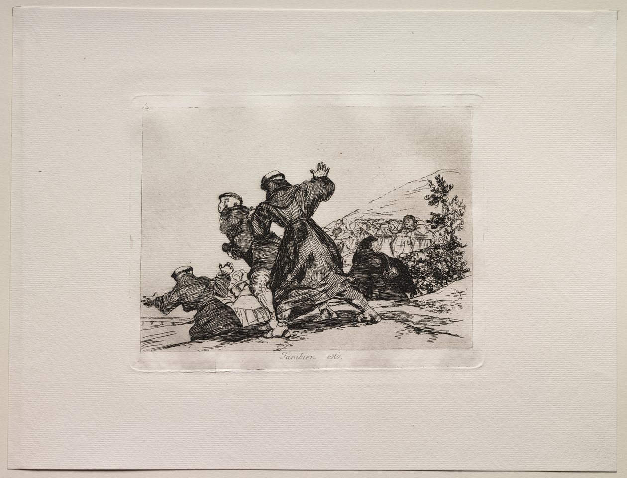 Los horrores de la guerra: Esto también de Francisco de Goya