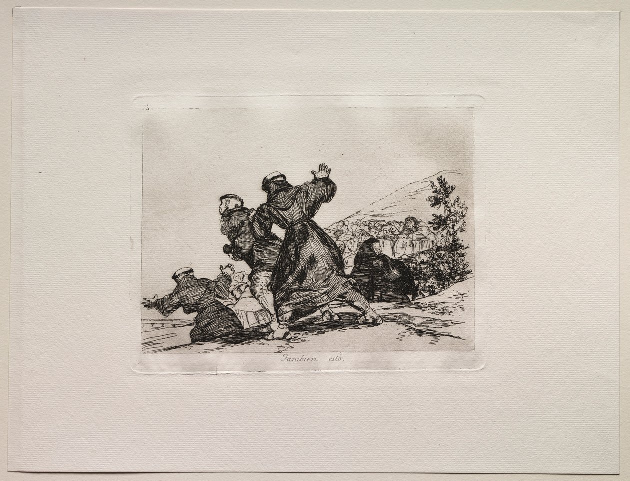 Los horrores de la guerra: Esto también de Francisco de Goya
