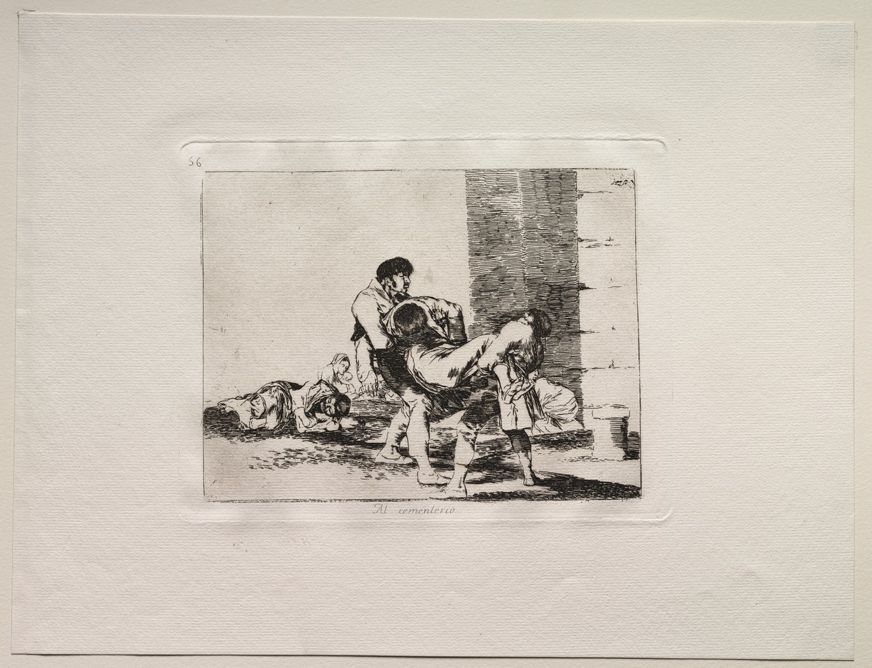 Los horrores de la guerra: Al cementerio de Francisco de Goya